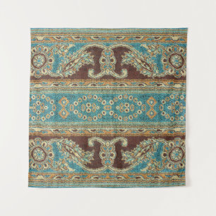 Arabesque stof Paisley Oriental Design Wandkleed