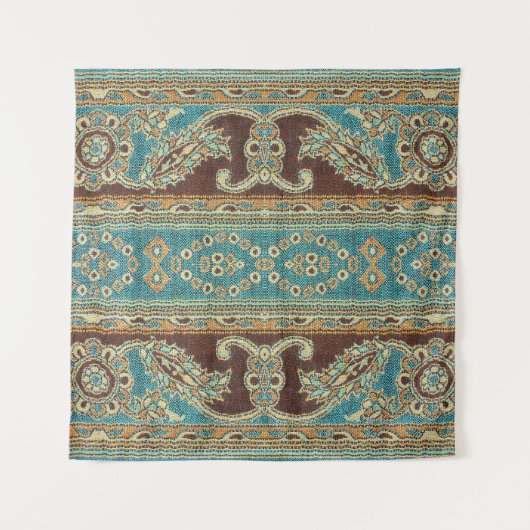 Arabesque stof Paisley Oriental Design Wandkleed (Voorkant)