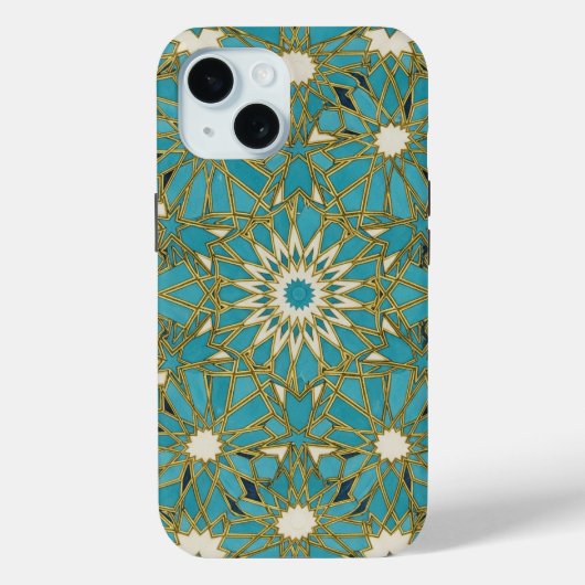 arabesque turquoise Case-Mate iPhone case (Achterkant)