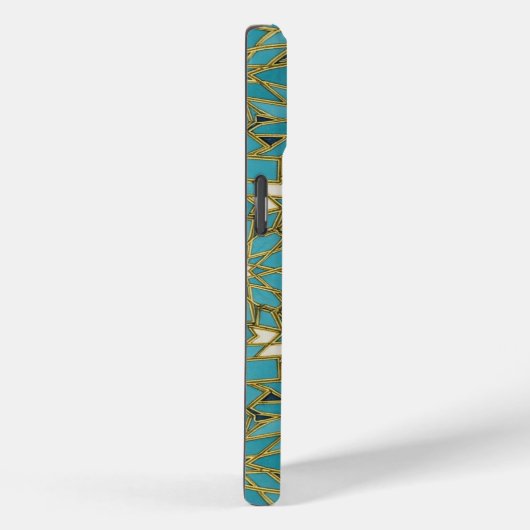 arabesque turquoise Case-Mate iPhone case (Achterkant / Rechts)