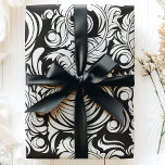 Arabesque  Veren Zwart-wit Patroon Cadeaupapier<br><div class="desc">Dit Arabesque  Feathers Black and White Pattern Wrapping Paper heeft een ingewikkeld ontwerp van wervelende veren in een klassiek zwart-wit kleurenschema. Perfect voor degenen die  elegantie waarderen,  dit inpakpapier is ideaal voor formele evenementen,  geavanceerde geschenken of het toevoegen van een vleugje tijdloze charme aan elk cadeau.</div>