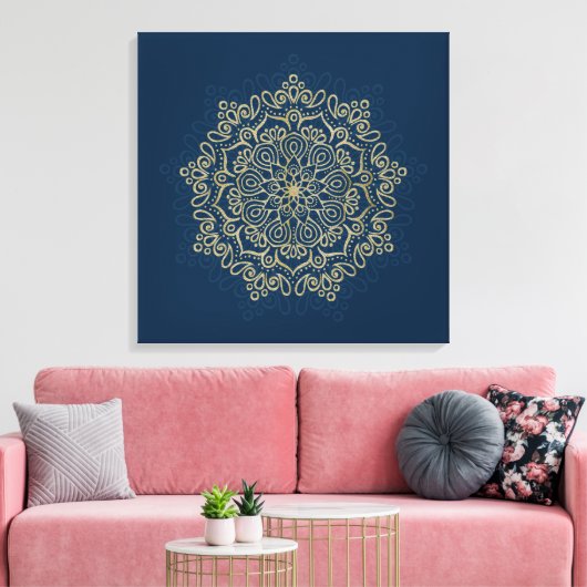 Arabesque - Verrekte canvas afdrukken (Insitu (Woonkamer))