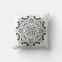 Arabesque Vintage Outline Floral