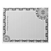 Arabesque White Lace, notitieblok (Voorkant)