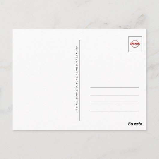  Arabesque Zwart + Goud OM Briefkaart (Achterkant)