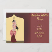 Arabia Nights Belly dansfeest Kaart (Voorkant)