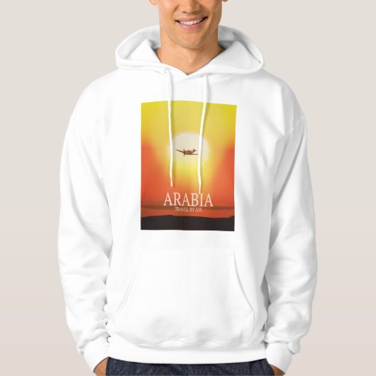Arabia "Reizen per vliegtuig" Hoodie (Voorkant)