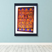 Arabiaanse deur canvas afdruk (Insitu (Houten vloer))