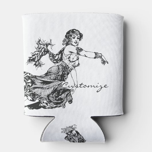 Arabian Belly dancer Art Thunder_Cove Blikjeskoeler (Achterkant)