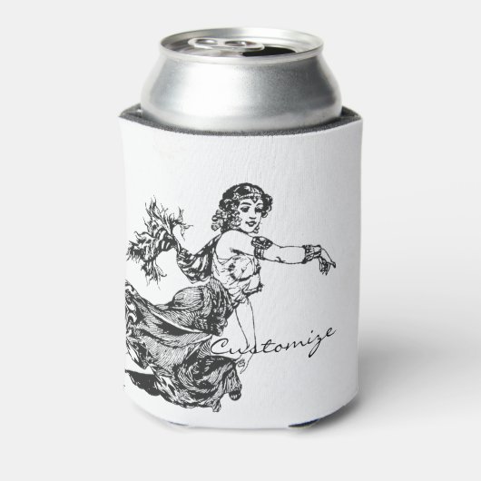 Arabian Belly dancer  Art Thunder_Cove Blikjeskoeler (Blikje Achterkant)