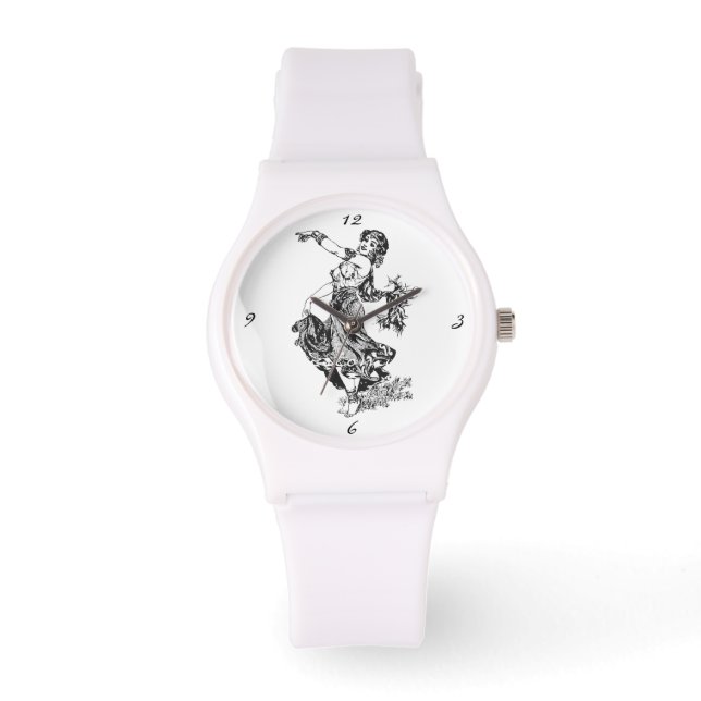 Arabian Belly dancer  Art Thunder_Cove Horloge (Voorkant)