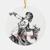 Arabian Belly Dancer  Art Thunder_Cove Keramisch Ornament (Voorkant)