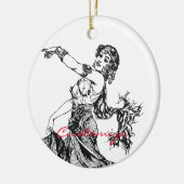 Arabian Belly Dancer  Art Thunder_Cove Keramisch Ornament (Links)