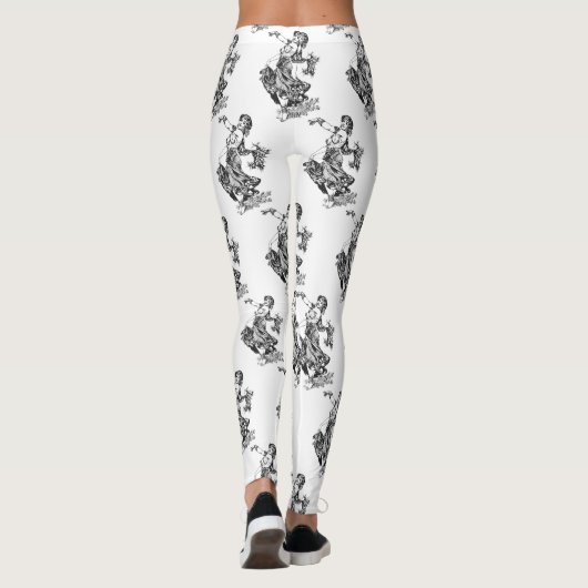 Arabian Belly Dancer  Art Thunder_Cove Leggings (Achterkant)
