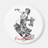 Arabian Belly Dancer  Art Thunder_Cove Magneet (Voorkant)