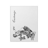 Arabian Belly Dancer  Art Thunder_Cove Notitieblok (Linkerzijde)