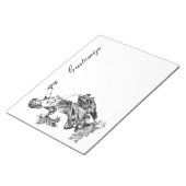 Arabian Belly Dancer  Art Thunder_Cove Notitieblok (Schuin)