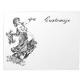 Arabian Belly Dancer Art Thunder_Cove Notitieblok (Voorkant)