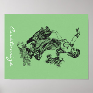 Arabian Belly Dancer  Art Thunder_Cove Poster