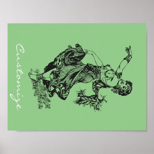 Arabian Belly Dancer  Art Thunder_Cove Poster (Voorkant)