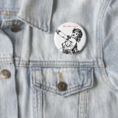 Arabian Belly dancer  Art Thunder_Cove Ronde Button 5,7 Cm (In situ)