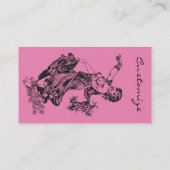 Arabian Belly dancer  Art Thunder_Cove Visitekaartje (Achterkant)