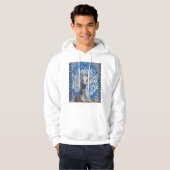 Arabian calligraphy horse hoodie (Voorkant volledig)