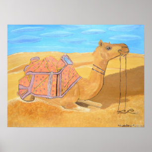 Arabian Camel Poster