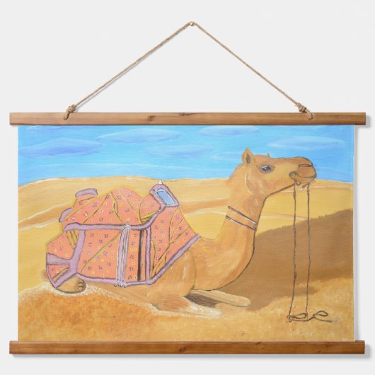 Arabian Camel tapestry Hangend Wandkleed (Voorkant)