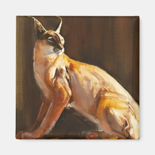 Arabian Caracal Magneet (Voorkant)