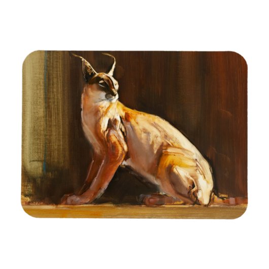 Arabian Caracal Magneet (Horizontaal)
