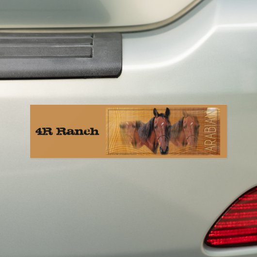 Arabian Crescent Moon Mama Bumpersticker (Op auto)