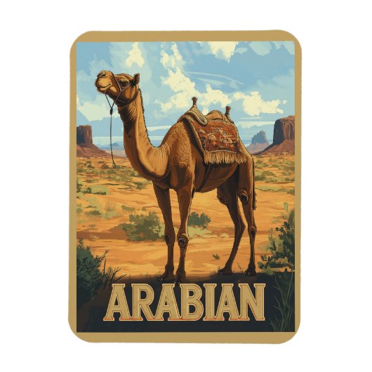Arabian Desert Adventure - Kameel Magneet (Verticaal)