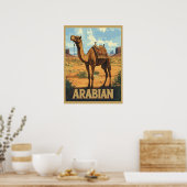 Arabian Desert Adventure - Kameel Poster (Keuken)