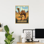 Arabian Desert Adventure - Kameel Poster (Thuiskantoor)