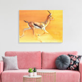 Arabian Gazelle 2010 Canvas Afdruk (Insitu (Woonkamer))