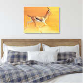 Arabian Gazelle 2010 Canvas Afdruk (Insitu (Slaapkamer))