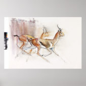 Arabian Gazelles 2010 Poster (Voorkant)