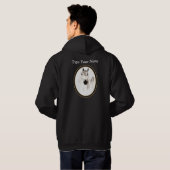 Arabian Horse Cameo Custom Hooded Sweatshirt (Achterkant volledig)