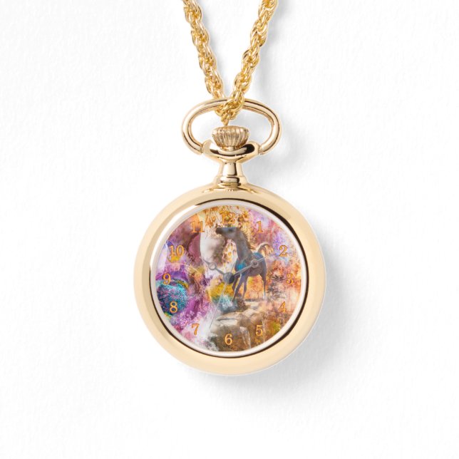 ARABIAN HORSE "CENTAURI" HORLOGE (Voorkant)