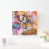 ARABIAN HORSE "CENTAURI" VIERKANTE KLOK (Huis)