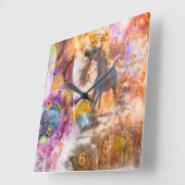 ARABIAN HORSE "CENTAURI" VIERKANTE KLOK (Hoek)