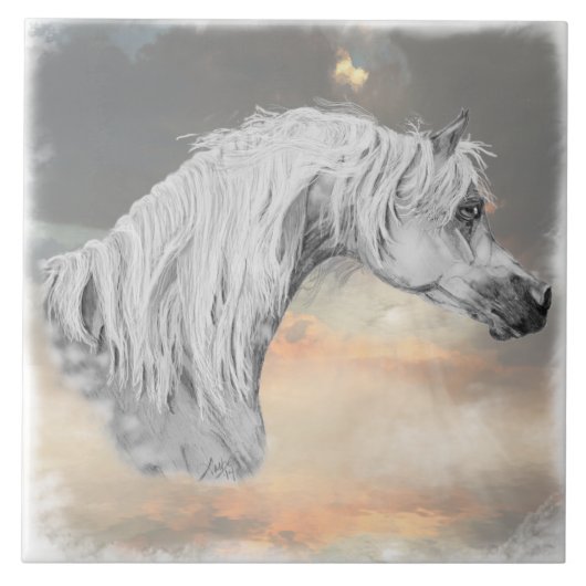 Arabian Horse Decorative Tegel Tegeltje (Voorkant)