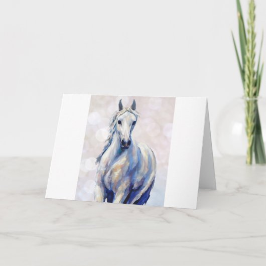 Arabian Horse Gevouwen Nota Kaart (Voorkant)