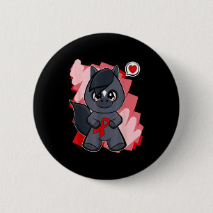 Arabian Horse Hartziekte Bewustzijn Maand _2 Ronde Button 5,7 Cm