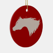 Arabian Horse Head Keramisch Ornament (Rechts)
