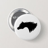 Arabian Horse Head Ronde Button 5,7 Cm (Voorkant /achterkant)
