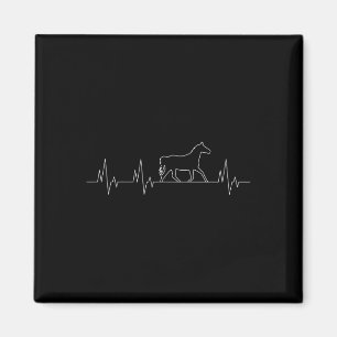 Arabian Horse Heartbeat Funny Equestrian Animal Lo Magneet