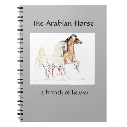 Arabian Horse Notebook Notitieboek (Voorkant)