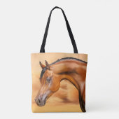 Arabian Horse Persoonlijk Tote Bag (Achterkant)